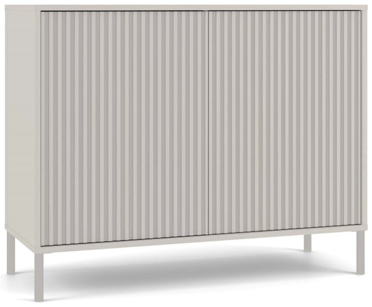 Komoda KAMARO 2D SLIM KASZMIR Lamele Front Ryflowany 619843