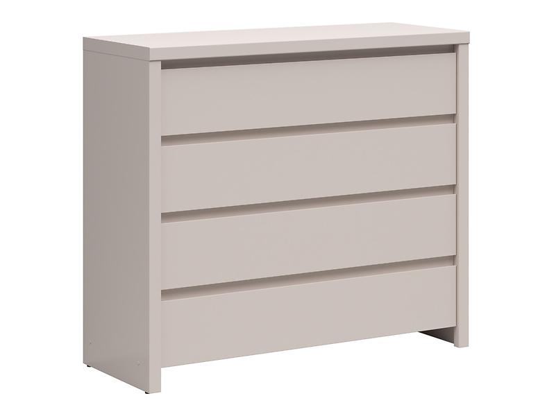 Komoda Kaspian 105 cm z 4 szufladami kaszmir 844309