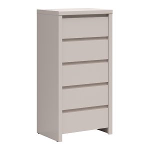 Komoda Kaspian 56 cm z 5 szufladami kaszmir 844310 Komoda Kaspian 56 cm z 5 szufladami kaszmir 844310