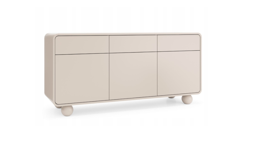 Komoda Kaszmir 160 cm Zaoblone blaty nogi Kula Alis PS 812365