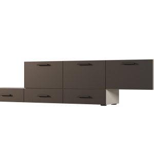 Komoda Kaszmirowy Beż/Czarny Onyx – Okucia Premium Multi-Smart 180 – 240cm 1066089 Komoda Kaszmirowy Beż/Czarny Onyx – Okucia Premium Multi-Smart 180 – 240cm 1066089
