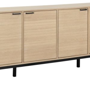 KOMODA Kensington 4 PÓŁKI szeroka DĄB BIELONY 180x40x80 cm 576296 KOMODA Kensington 4 PÓŁKI szeroka DĄB BIELONY 180x40x80 cm 576296