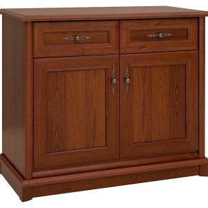 Komoda Kent 101 cm z 2 drzwiami i 2 szufladami kasztan 1549 Komoda Kent 101 cm z 2 drzwiami i 2 szufladami kasztan 1549