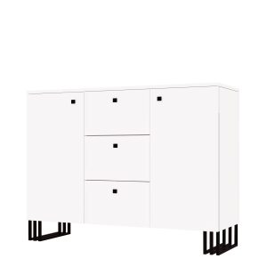 Komoda Klara 120 Biały/C 120X45X87 Cm 940166 Komoda Klara 120 Biały/C 120X45X87 Cm 940166