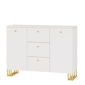 Komoda Klara 120 Biały/Z 120X45X87 Cm 940165 Komoda Klara 120 Biały/Z 120X45X87 Cm 940165