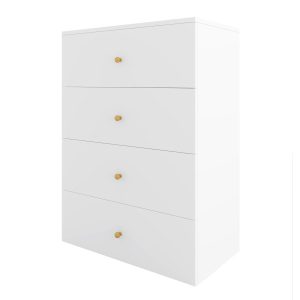 Komoda Klara 60 4S Biała/Z 60X43X90 Cm 940951 Komoda Klara 60 4S Biała/Z 60X43X90 Cm 940951