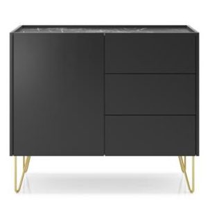Komoda Koimbra czarna 86289 Komoda Koimbra czarna 86289