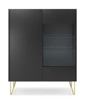 Komoda Koimbra wysoka czarna 93678