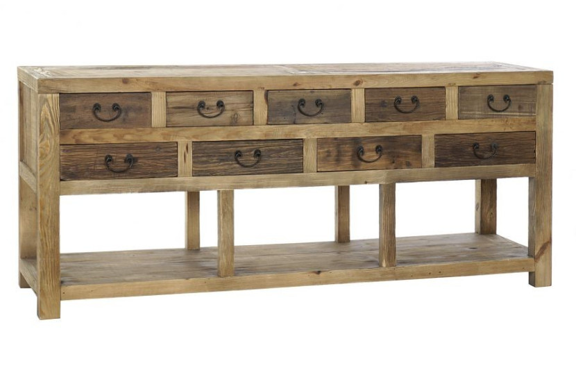 Komoda konsola drewniana 80x45x190 cm CASSETTI 140820