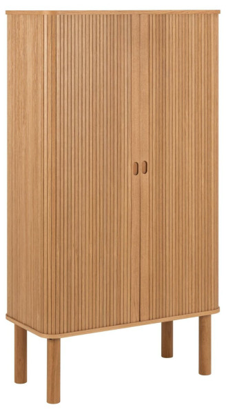 KOMODA Langley WYSOKA w kolorze dębu z MDF i FORNIRU 281811