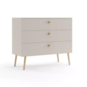 Komoda LEBEL 2 z szufladami 100cm kaszmirowa 551587 Komoda LEBEL 2 z szufladami 100cm kaszmirowa 551587