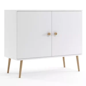 Komoda LEBEL z drzwiczkami 100cm biała mat 551615 Komoda LEBEL z drzwiczkami 100cm biała mat 551615