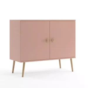 Komoda LEBEL z drzwiczkami 100cm różowa 551614 Komoda LEBEL z drzwiczkami 100cm różowa 551614
