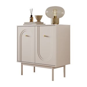Komoda LIBERTY 2D na drewnianych nóżkach, kaszmir 851561 Komoda LIBERTY 2D na drewnianych nóżkach, kaszmir 851561