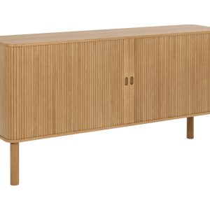 Komoda Ligna 80×160 z drzwiami lamelowymi, Oak lacquered 865752 Komoda Ligna 80×160 z drzwiami lamelowymi, Oak lacquered 865752