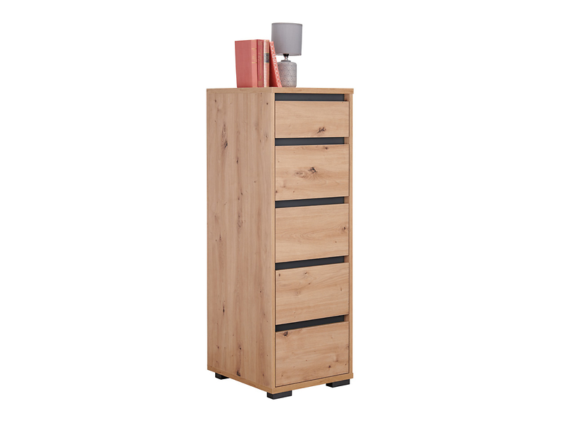 Komoda Line 40 cm z 5 szufladami dąb artisan 712321