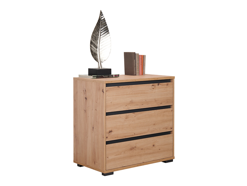 Komoda Line z 3 szufladami dąb artisan 749010