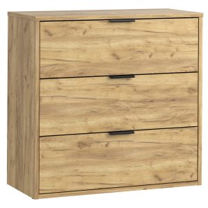 Komoda Linea 80 z szufladami Do salonu i sypialni Dąb Craft 963419 Komoda Linea 80 z szufladami Do salonu i sypialni Dąb Craft 963419