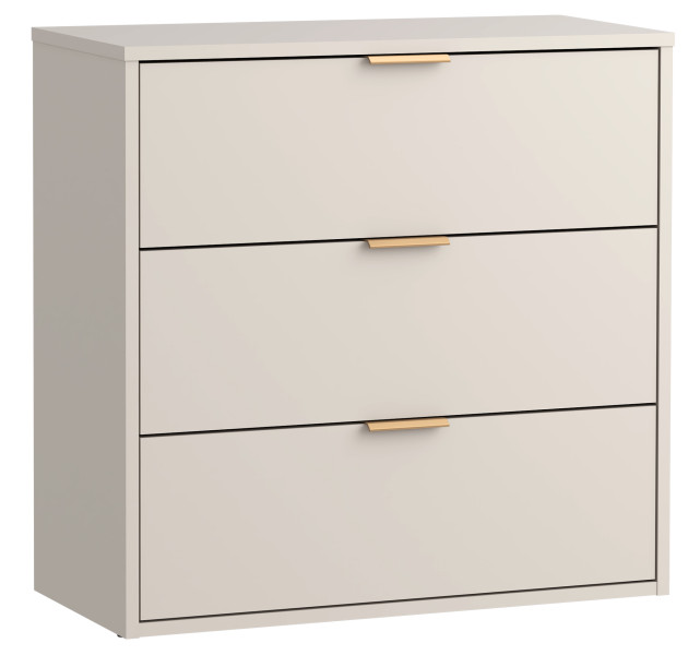 Komoda Linea 80 z szufladami Do salonu i sypialni Kaszmir 963383