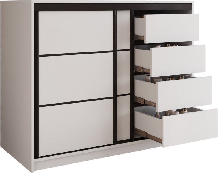 Komoda LOFT dwudrzwiowa 120 cm dąb artisan 702275
