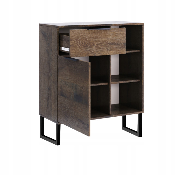 Komoda Loft Modern Metalowe Nóżki Sypialnia Salon 300342
