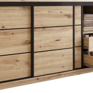 Komoda LOFT trzydrzwiowa 180 cm dąb artisan 702301 Komoda LOFT trzydrzwiowa 180 cm dąb artisan 702301