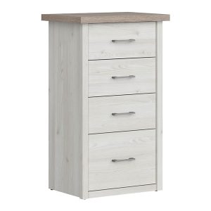 Komoda Luca Baby 60 cm z 4 szufladami modrzew sibiu jasny 27413 Komoda Luca Baby 60 cm z 4 szufladami modrzew sibiu jasny 27413
