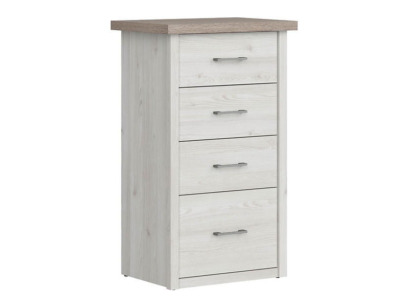 Komoda Luca Baby 60 cm z 4 szufladami modrzew sibiu jasny 27413
