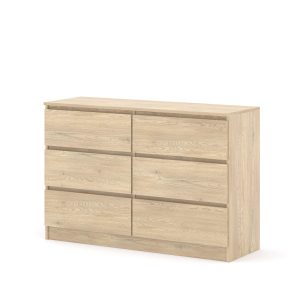 Komoda MAJA S6 120 cm dąb cremona 6 szuflad 718569 Komoda MAJA S6 120 cm dąb cremona 6 szuflad 718569