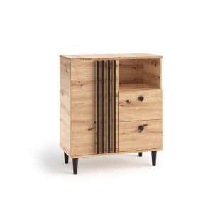 Komoda mała z lamelami LINEA 80 cm 942997 Komoda mała z lamelami LINEA 80 cm 942997