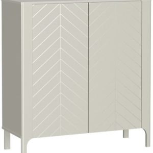 Komoda MALUBA 103 cm kaszmir z wzorem JODEŁKI 755795 Komoda MALUBA 103 cm kaszmir z wzorem JODEŁKI 755795