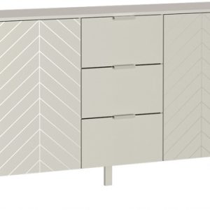 Komoda MALUBA 153 cm kaszmir z wzorem JODEŁKI 636492 Komoda MALUBA 153 cm kaszmir z wzorem JODEŁKI 636492