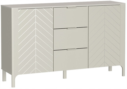 Komoda MALUBA 153 cm kaszmir z wzorem JODEŁKI 636492