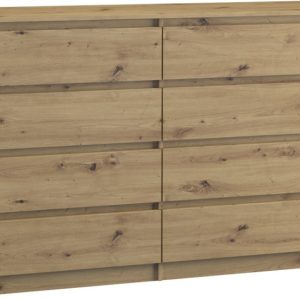 Komoda Malwa 8 szuflad M8 140 Dąb Artisan 78422 Komoda Malwa 8 szuflad M8 140 Dąb Artisan 78422