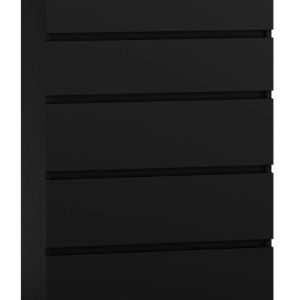 Komoda Malwa szafka 5 szuflad M5 czerń 96234 Komoda Malwa szafka 5 szuflad M5 czerń 96234
