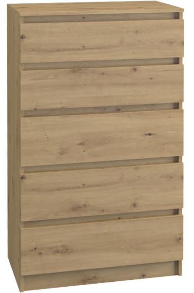 Komoda Malwa szafka 5 szuflad M5 dąb artisan 96243