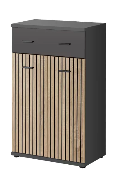 Komoda MARCO 60 antracyt/dąb artisan 381656