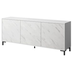 Komoda MARVI 200 biały / marmur biały 229327 Komoda MARVI 200 biały / marmur biały 229327