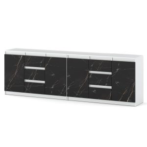 Komoda meblościanka duża szafka 240cm biały san sebastian 595304