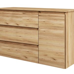 Komoda Megan 120 K5 Dąb Craft Złoty 120X45X75 Cm 940159