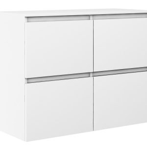 Komoda Megan 90 K4 Biała 90X45X75 Cm 940728