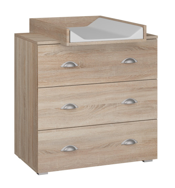 Komoda MIA 80 cm z przewijakiem dąb sonoma 241374