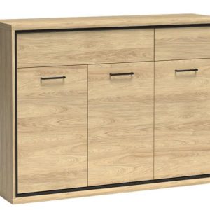 Komoda MILAN 135 cm duża pojemna szuflady drzwi 834256 Komoda MILAN 135 cm duża pojemna szuflady drzwi 834256