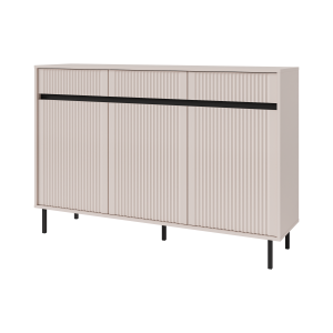 Komoda Mito Do Salonu Na Nóżkach Z 3 Szufladami Premium Kaszmir 149cm 936547 Komoda Mito Do Salonu Na Nóżkach Z 3 Szufladami Premium Kaszmir 149cm 936547