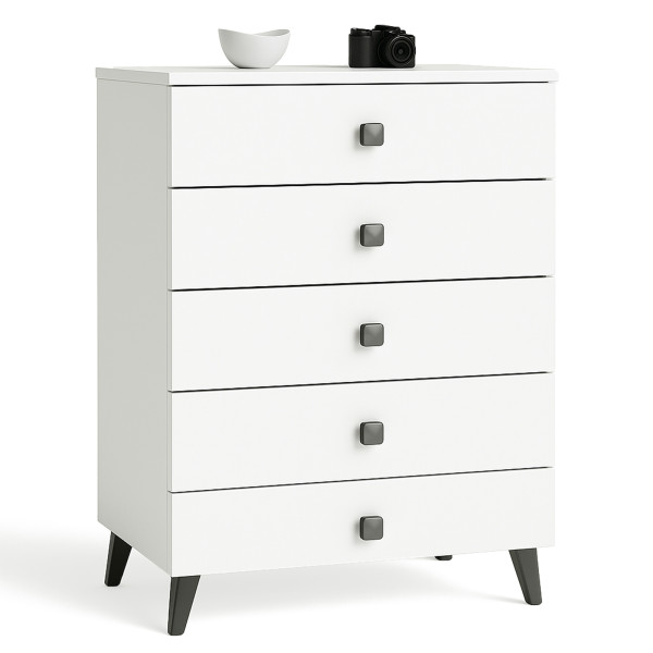 Komoda MOBI AKORD Biała 37x60x89 cm 353431