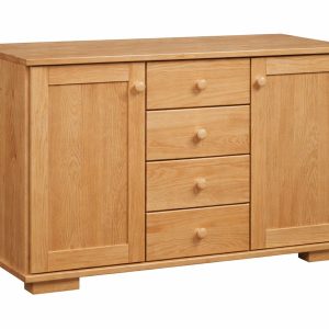 Komoda Modern I drewniana, kolor dębowy 949059 Komoda Modern I drewniana, kolor dębowy 949059
