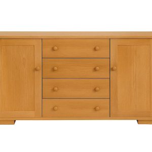 Komoda Modern II drewniana, kolor dębowy 656147 Komoda Modern II drewniana, kolor dębowy 656147