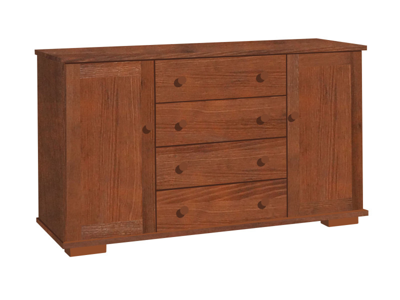 Komoda Modern II drewniana, kolor kasztan 656143