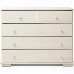 Komoda Modern VII drewniana 5 szuflad, kolor bielony 822217 Komoda Modern VII drewniana 5 szuflad, kolor bielony 822217