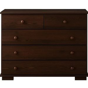 Komoda Modern VII drewniana 5 szuflad, kolor orzech 822218 Komoda Modern VII drewniana 5 szuflad, kolor orzech 822218